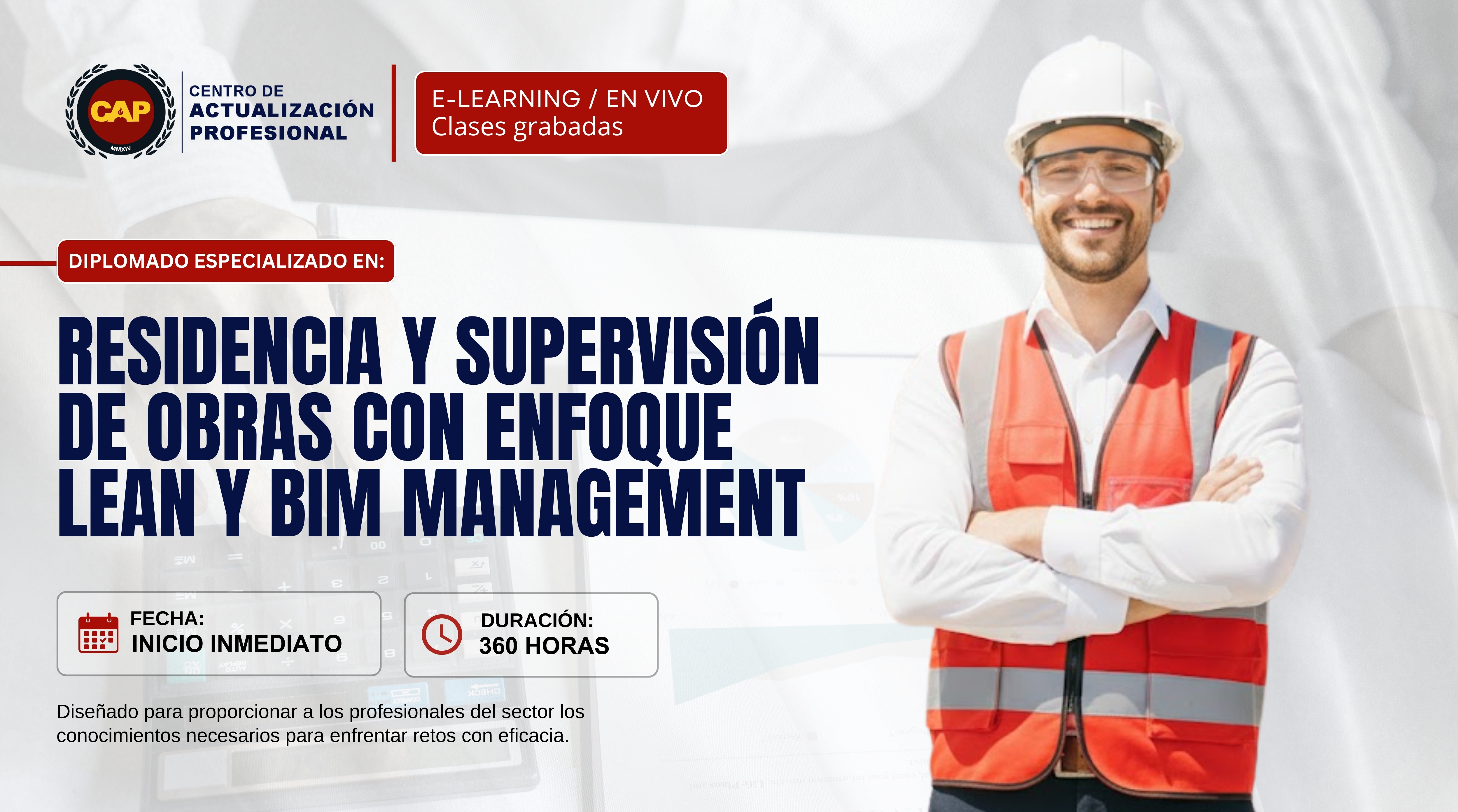 Diplomado Especializado en Supervisión y Residencia con Enfoque Lean y Bim Management