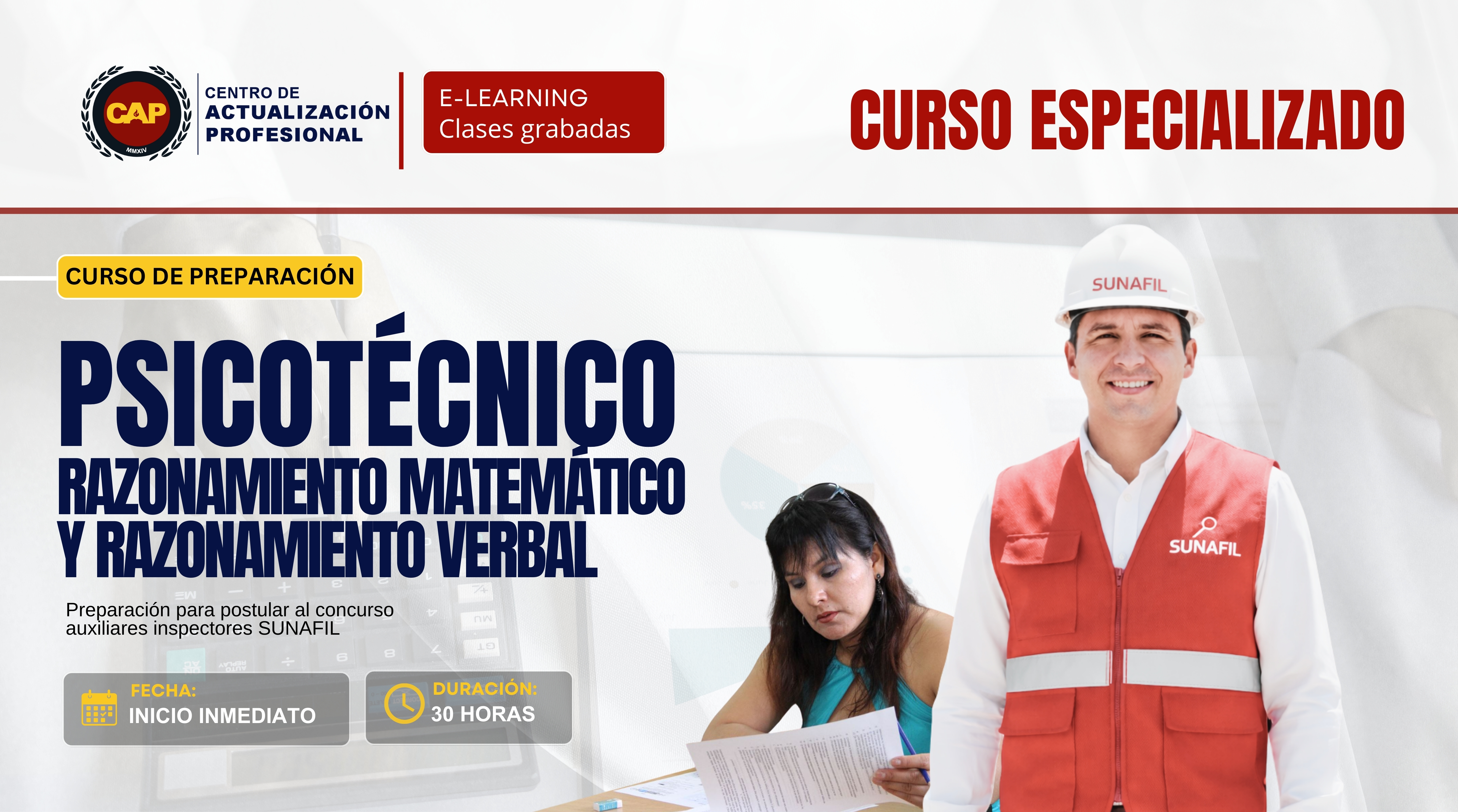Curso de Preparación: Psicotécnico (Razonamiento Matemático y Verbal)
